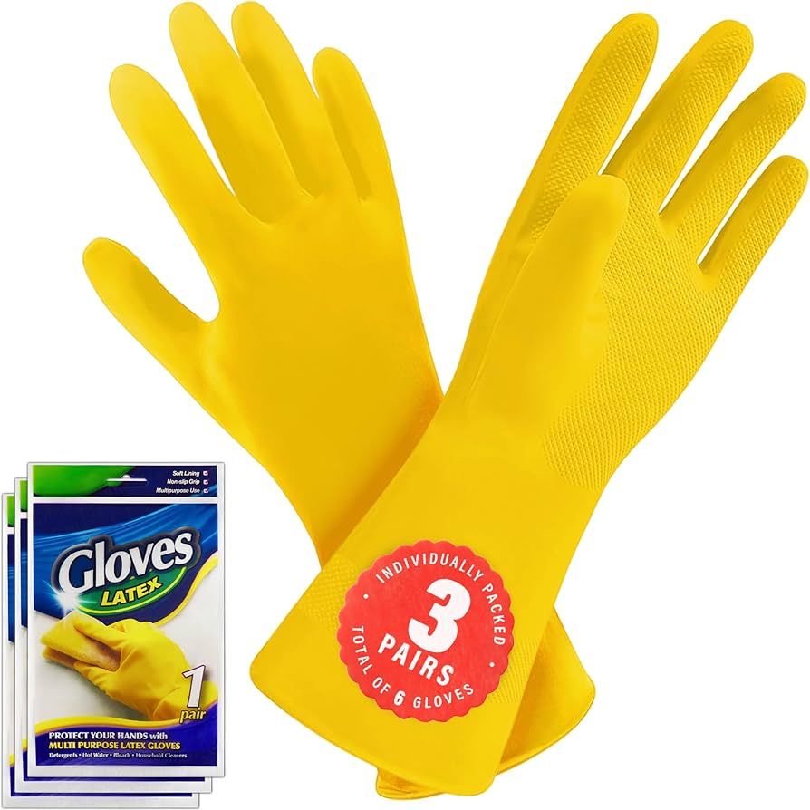 Rubber Gloves Set